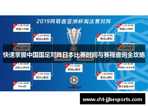 快速掌握中国国足对阵日本比赛时间与赛程查询全攻略